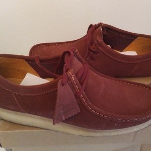 Clarks Wallabees Terracotta Size 10.5M
